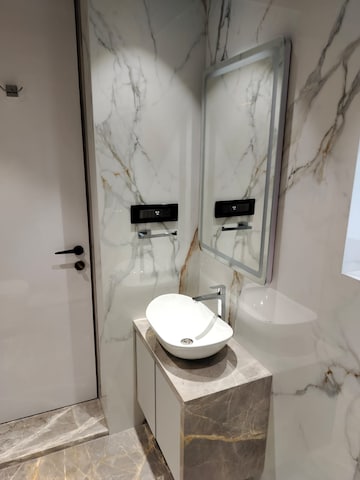 Bathroom in 3 BHK Apartment at Prestige Jasdan Classic, Mahalaxmi – for Rent