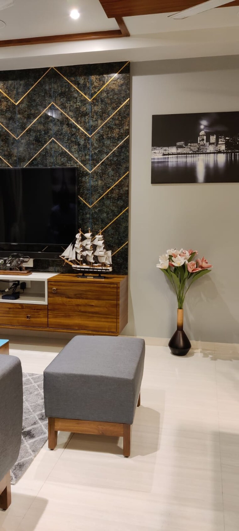 Living Room, regency-anantam 2 Bedroom 778 Sq.Ft. Apartment In Dombivli East Thane 9653056