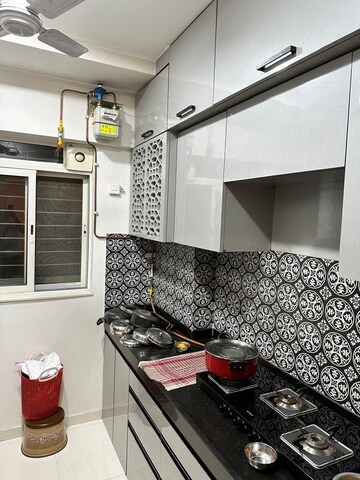 Kitchen in 1 BHK Apartment at Lodha Amara, Kolshet Road – for Rent