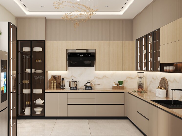 Kitchen, experion-windchants 4 Bedroom 4350 Sq.Ft. Apartment In Sector 112 Gurgaon 9653441