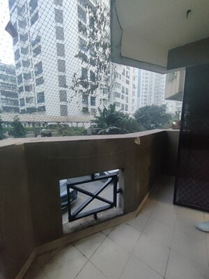 Balcony in 2 BHK Apartment at Gaurs Galaxy, Vaishali Sector 5 – for Rent