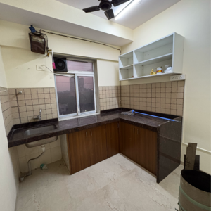 Kitchen in 1 BHK Apartment at Bholenath Ambaji Niketan, Barrister Nath Pai Nagar – for Rent