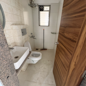 Bathroom in 2.5 BHK Apartment at Akshay Paradise, Shramjivi Nagar – for Rent