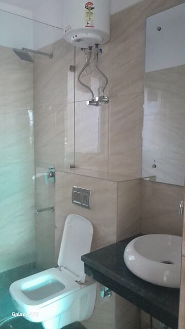 Bathroom in 3 BHK Builder Floor at Unitech South City II, Sector 50 – for Rent