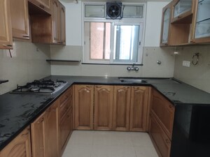 Kitchen in 3 BHK Apartment at Hiranandani Meadows, Manpada – for Rent