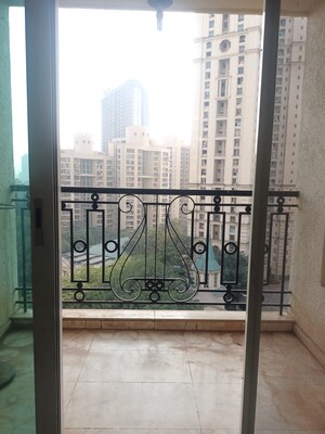 Balcony in 3 BHK Apartment at Hiranandani Meadows, Manpada – for Rent