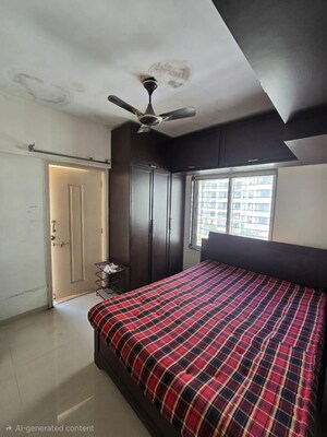 Bedroom in 1 BHK Apartment at Solitaire Paradise, Wakad – for Rent