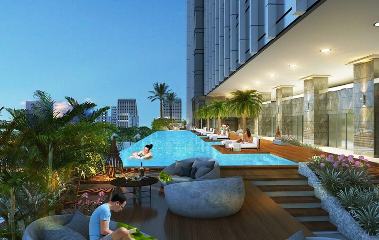 Swimming Pool, emperia-icon Commercial Office Space 810 Sq.Ft. In Nerul Navi Mumbai 9653783