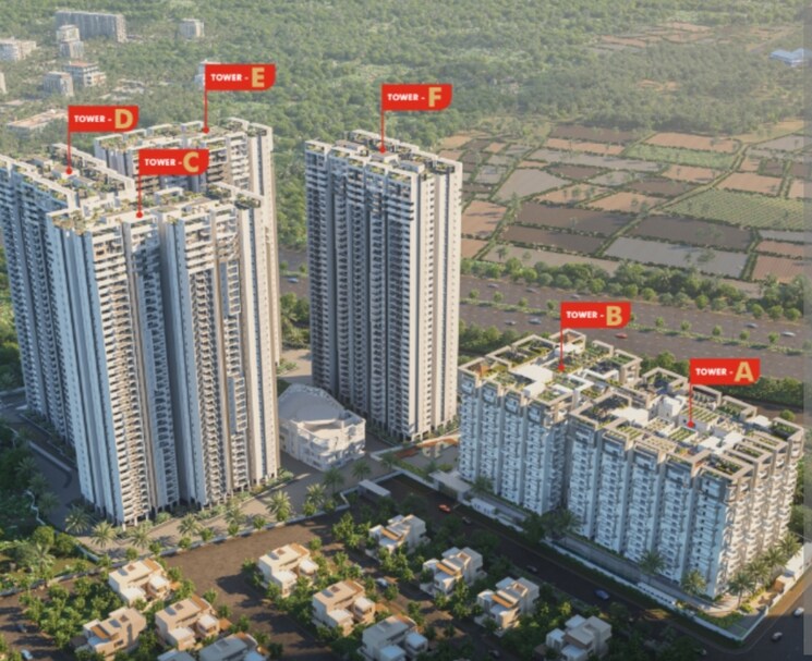 Exterior View, anvita-ivana 2 Bedroom 1400 Sq.Ft. Apartment In Kollur Hyderabad 9653818