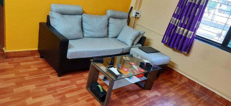 Living Room, karan-park 1.5 Bedroom 650 Sq.Ft. Apartment In Wadgaon Sheri Pune 9653829