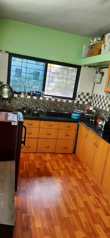 Kitchen in 1.5 BHK Apartment at Karan Park, Wadgaon Sheri – for Rent