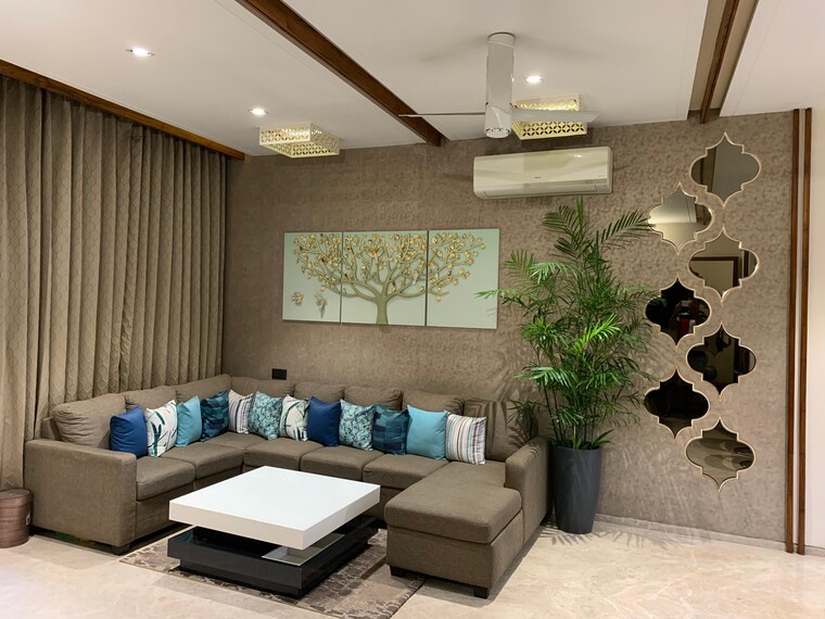 Living Room, mona-greens 6 Bedroom 1450 Sq.Ft. Independent House In Ghazipur Zirakpur 9653832