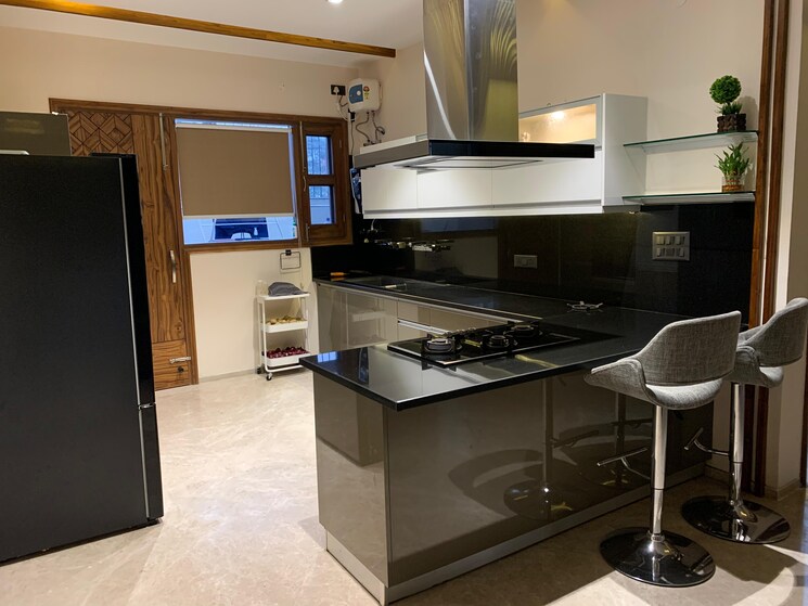 Kitchen, mona-greens 6 Bedroom 1450 Sq.Ft. Independent House In Ghazipur Zirakpur 9653832