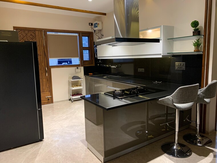 Kitchen, mona-greens 6 Bedroom 1450 Sq.Ft. Independent House In Ghazipur Zirakpur 9653832