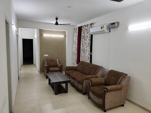Living Room in 3 BHK Apartment at Sushma Joynest ZRK, Ghazipur – for Rent
