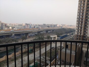 Balcony in 3 BHK Apartment at Amrapali Heartbeat City, Sector 107 – for Rent