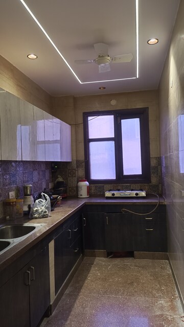 Kitchen in 3 BHK Builder Floor at Old Rajinder Nagar – for Rent