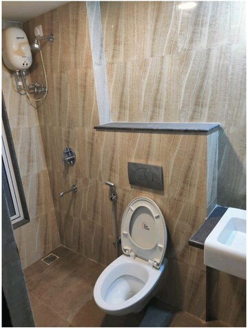 Bathroom in 2 BHK Apartment at Lodha Amara Tower 44, Kolshet Road – for Rent