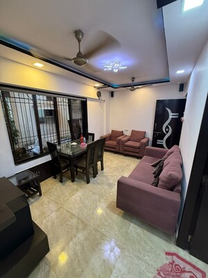 Living Room in 2 BHK Apartment at Naupada – for Rent