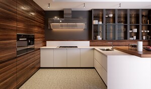Kitchen in 3 BHK Builder Floor at Sector 107 – for Sale
