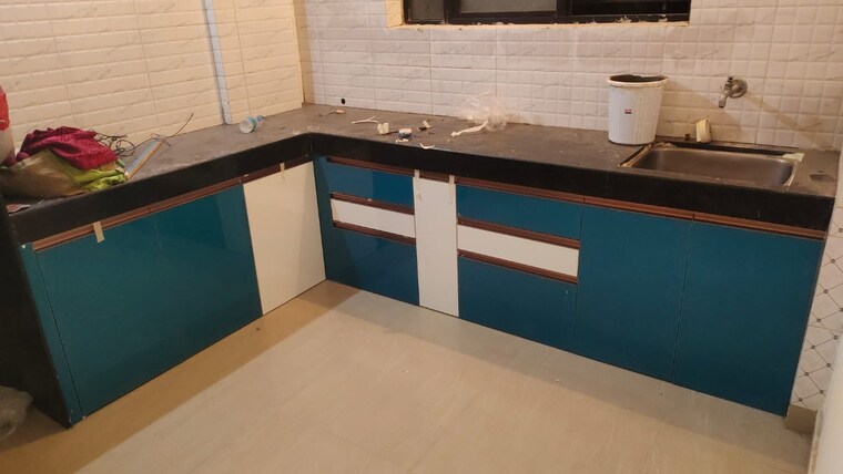 Kitchen, akash-pooja-garden 2 Bedroom 952 Sq.Ft. Apartment In Wadegaon Pune 9654024