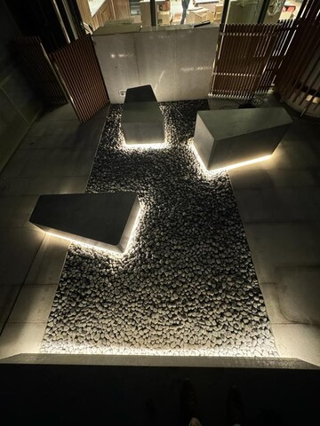 Living Room in 3 BHK Apartment at Indiabulls Sky Forest, Lower Parel – for Rent