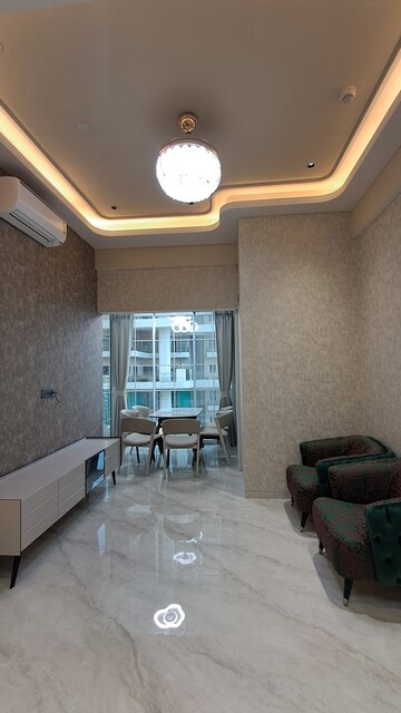 Living Room in 3 BHK Apartment at Indiabulls Sky Forest, Lower Parel – for Rent