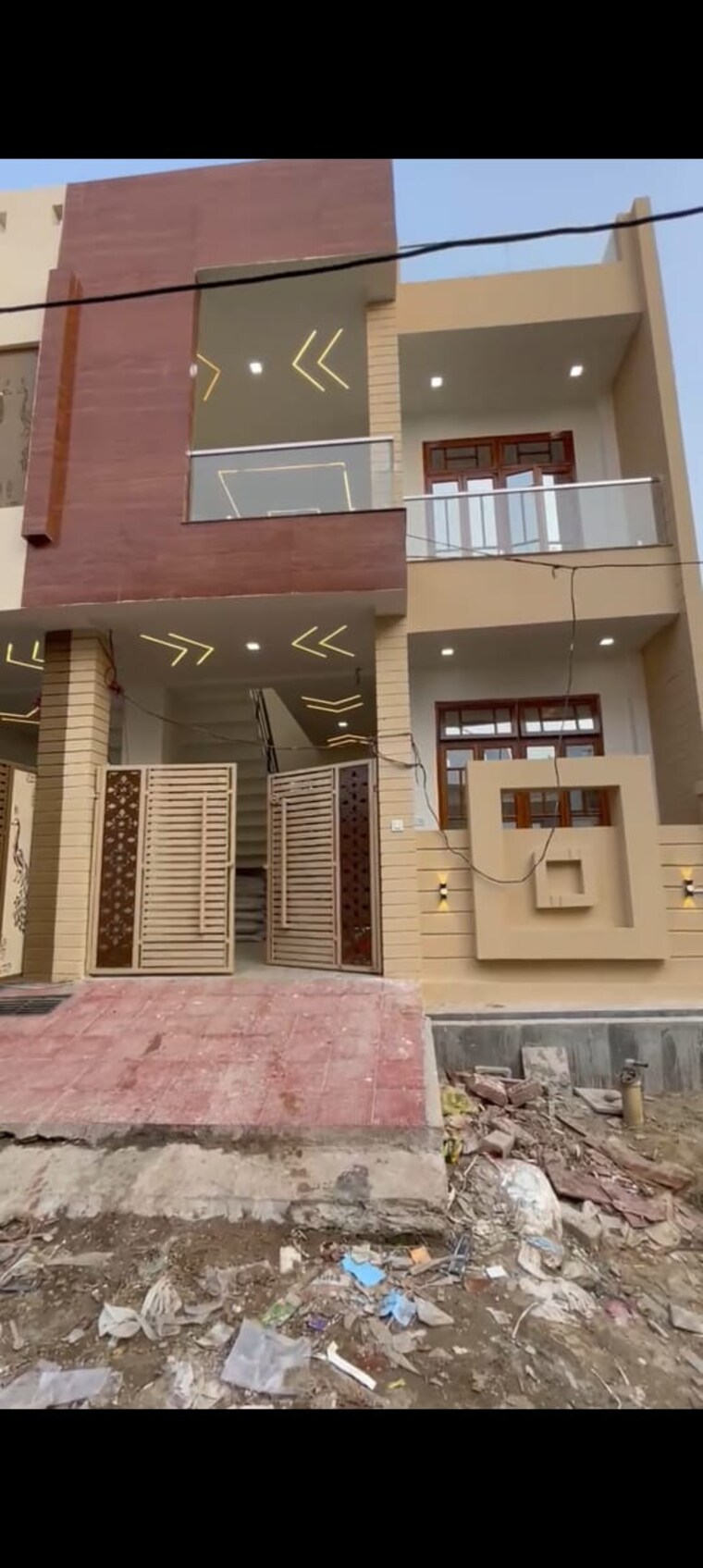 Exterior View, arsha-madhav-greens 3 Bedroom 1511 Sq.Ft. Villa In Gomti Nagar Lucknow 9654077
