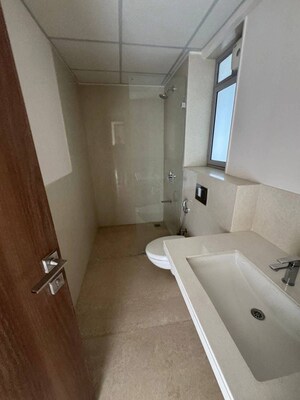 Bathroom in 2 BHK Apartment at Piramal Vaikunth, Balkum Pada – for Rent