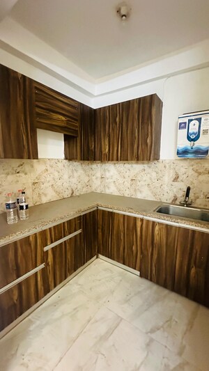 Kitchen in 1 BHK Builder Floor at Saket – for Rent