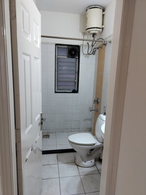 Bathroom in 2 BHK Apartment at Mirchandani Palms, Rahatani – for Rent
