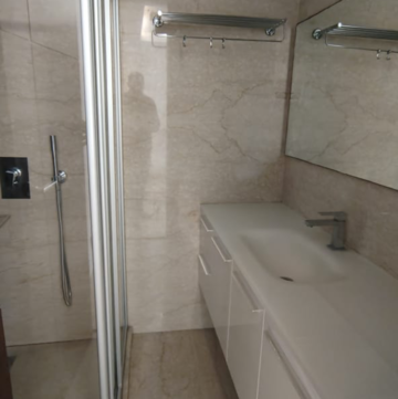 Bathroom in 4 BHK Builder Floor at Boutique Residential Apartments A-7 1, Vasant Vihar – for Rent