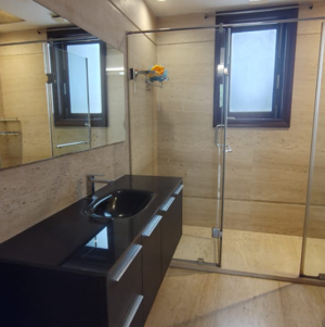 Kitchen in 4 BHK Builder Floor at Boutique Residential Apartments A-7 1, Vasant Vihar – for Rent