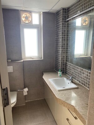 Bathroom in 3 BHK Apartment at Conscient Heritage Max, Sector 102 – for Rent