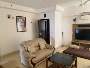 Living Room in 3 BHK Apartment at Conscient Heritage Max, Sector 102 – for Rent