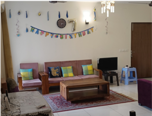 Living Room in 3 BHK Apartment at Experion The Heart Song, Sector 108 – for Rent