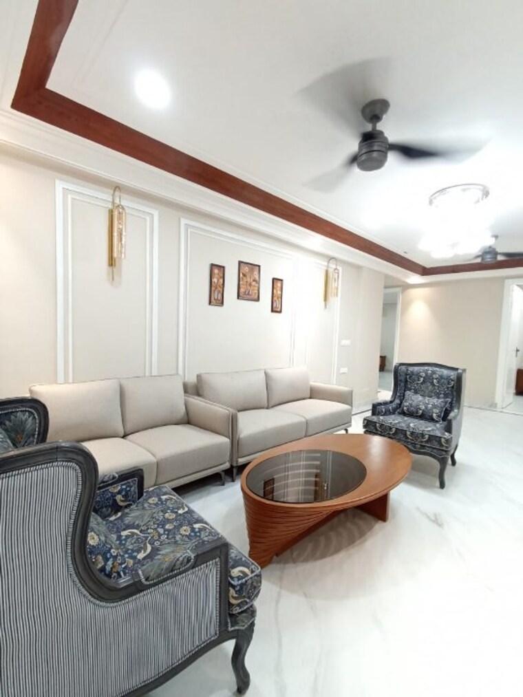 Living Room, manglam-14-woodland-park 3 Bedroom 1929 Sq.Ft. Apartment In Shiprapath Jaipur 9654261