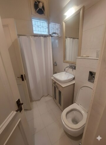 Attached Bathroom in 4 BHK Builder Floor at Greater Kailash I – for Rent