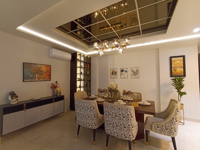 Dining area, chordias-the-crown 3 Bedroom 2010 Sq.Ft. Apartment In Durgapura Jaipur 9654269