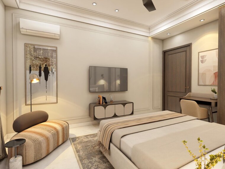 Bedroom, siddhi-the-aristo 3 Bedroom 2510 Sq.Ft. Apartment In Shiprapath Jaipur 9654273