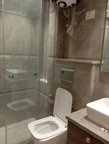 Attached Bathroom in 3 BHK Builder Floor at Greater Kailash I – for Rent