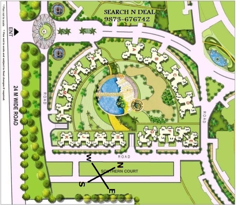 Master Plan, ramprastha-city-the-edge-towers 3 Bedroom 1800 Sq.Ft. Apartment In Sector 37d Gurgaon 9654300