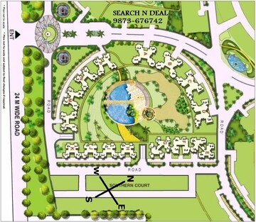 Master Plan in 4 BHK Apartment at Ramprastha City The Edge Towers, Sector 37d – for Sale