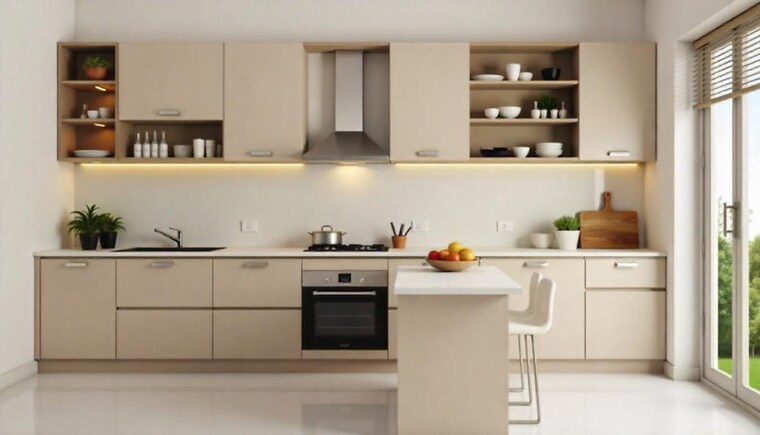 Kitchen, sector 1 greater noida 2 Bedroom 1050 Sq.Ft. Builder Floor In Sector 1 Greater Noida Greater Noida 9654341