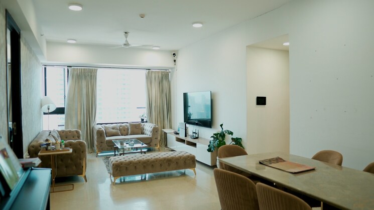 Living Room, lodha-marquise 4 Bedroom 1525 Sq.Ft. Apartment In Worli Mumbai 9654375