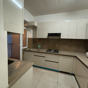 Kitchen in 3 BHK Apartment at Godrej Meridien, Mohammad Heri Village – for Rent