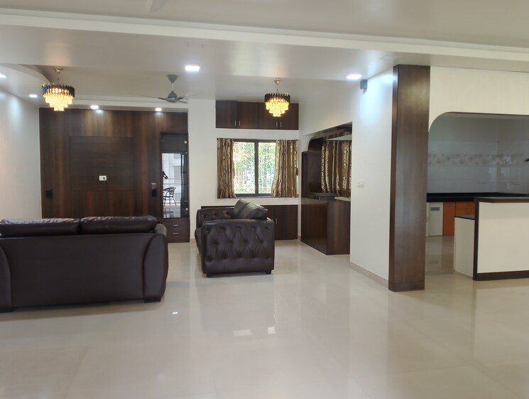 Living Room, marvel-brisa 3.5 Bedroom 2000 Sq.Ft. Apartment In Baner Pune 9654400