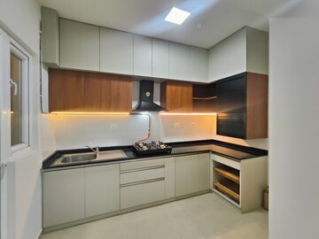 Kitchen in 2 BHK Apartment at Bhartiya Nikoo Homes Phase 2, Thanisandra Main Road – for Rent