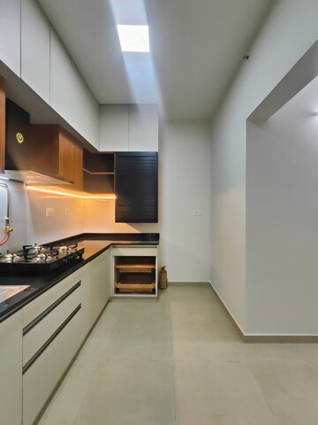 Kitchen in 2 BHK Apartment at Bhartiya Nikoo Homes Phase 2, Thanisandra Main Road – for Rent