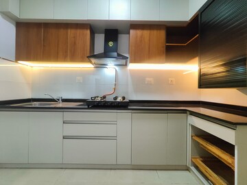 Kitchen in 2 BHK Apartment at Bhartiya Nikoo Homes Phase 2, Thanisandra Main Road – for Rent